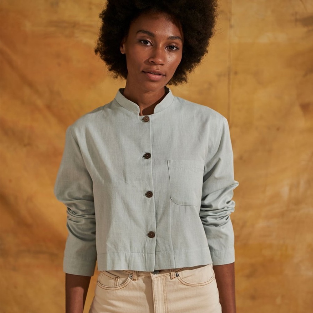 Ladies’ Stand Up Collar Summer Layer